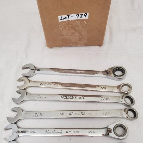 Lot of 16 Assorted Combination Wrench Set LOT-729 - Thumbnail 6