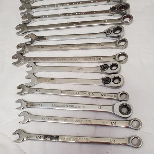 Lot of 16 Assorted Combination Wrench Set LOT-729 - Thumbnail 8