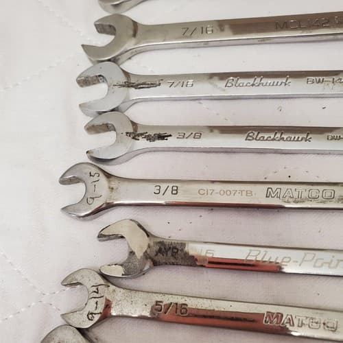 Lot of 16 Assorted Combination Wrench Set LOT-729 - Thumbnail 11