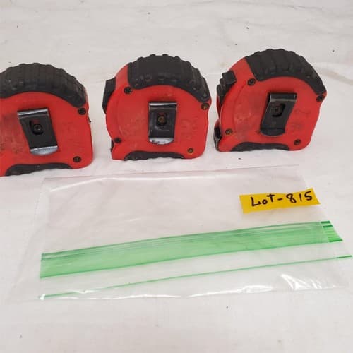 Lot of 3 Blue-Point 12' Feet Tape YASG153 Measure Soft Grip LOT-815 - Thumbnail 7