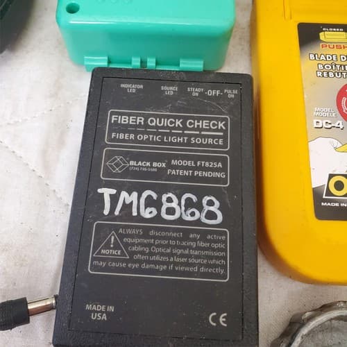 Lot of 31 Miscellaneous PowerSupply /Blade Disposal Case/ReelCleaner & Etc Tools - Thumbnail 9