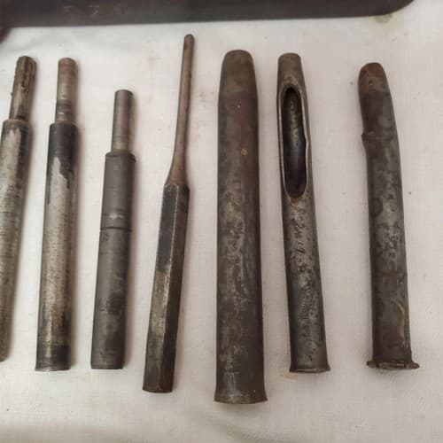 Assorted Chisel Punch and Drill Drift Tools LOT-534 - Thumbnail 9