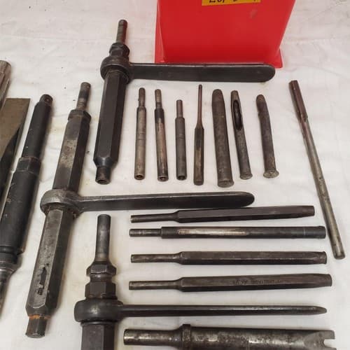 Assorted Chisel Punch and Drill Drift Tools LOT-534 - Thumbnail 6