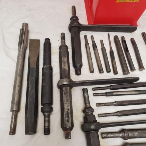 Assorted Chisel Punch and Drill Drift Tools LOT-534 - Thumbnail 12
