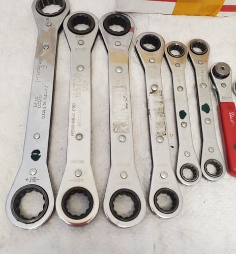 Lot of 11 Matco Ratcheting Box Wrenches ,Pliers & Sockets Lot 36 - Thumbnail 4