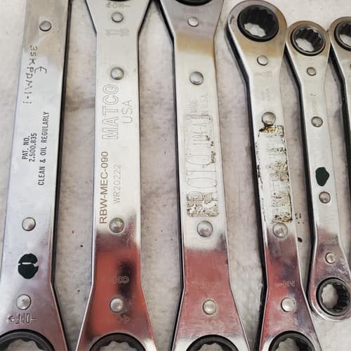 Lot of 11 Matco Ratcheting Box Wrenches ,Pliers & Sockets Lot 36 - Thumbnail 6