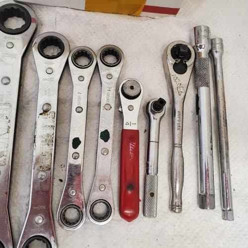 Lot of 11 Matco Ratcheting Box Wrenches ,Pliers & Sockets Lot 36 - Thumbnail 7