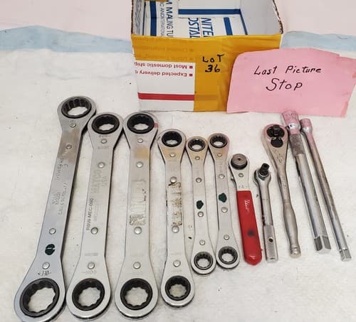 Lot of 11 Matco Ratcheting Box Wrenches ,Pliers & Sockets Lot 36 - Thumbnail 8