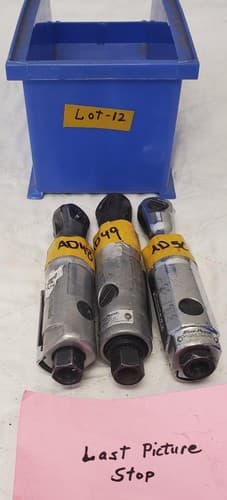 Lot of 3 BluePoint Ingersoll Rand Heavy Duty Pneumatic Air Ratchet Wrench LOT-12 - Thumbnail 17