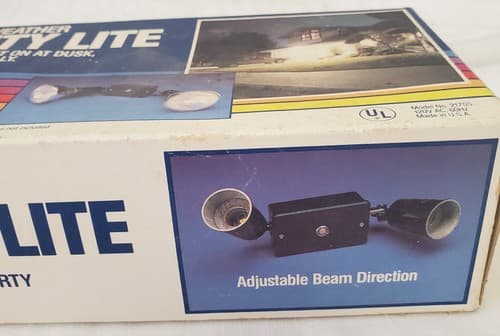 2 Lamp All Weather Security Lite Night Outdoor Adjustable Lights - Thumbnail 3