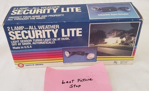 2 Lamp All Weather Security Lite Night Outdoor Adjustable Lights - Thumbnail 9