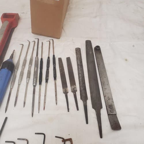 Lot of Assorted Hand Tools Files Screwdrivers Picks and Allen Wrenches LOT-766 - Thumbnail 5