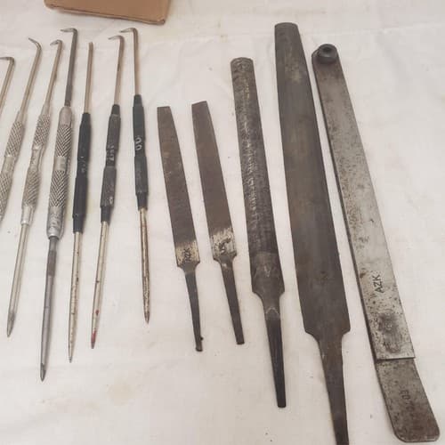Lot of Assorted Hand Tools Files Screwdrivers Picks and Allen Wrenches LOT-766 - Thumbnail 8