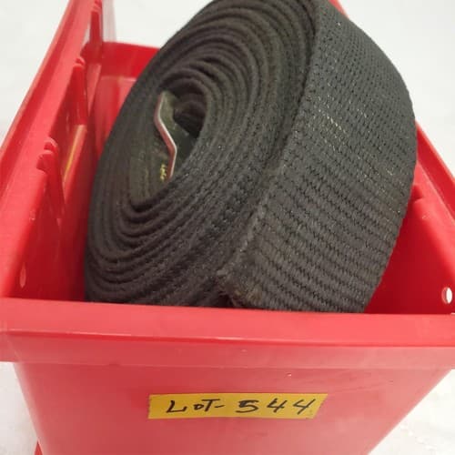 Black Winch Straps with Flat Hook LOT-544 - Thumbnail 4