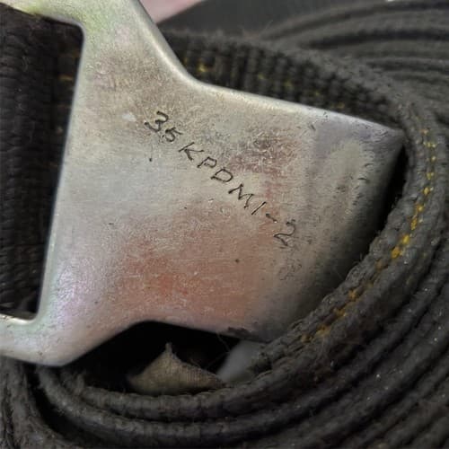 Black Winch Straps with Flat Hook LOT-544 - Thumbnail 5