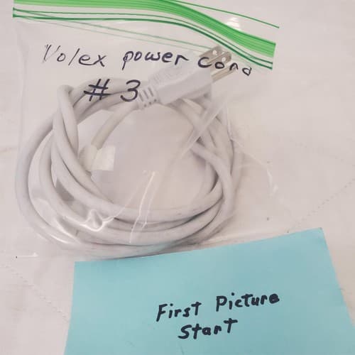 Genuine Apple iMac Power Cord Cable Volex Power Adapter Cord #3 - Image 1