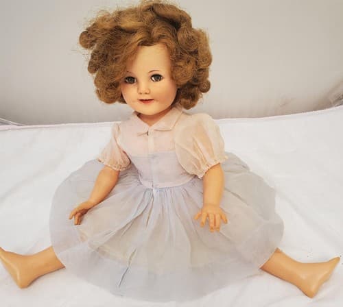 Ideal 1950s Shirley Temple Flirty Eyes Doll - Thumbnail 4