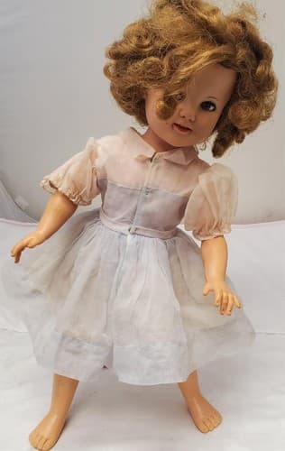 Ideal 1950s Shirley Temple Flirty Eyes Doll - Thumbnail 2
