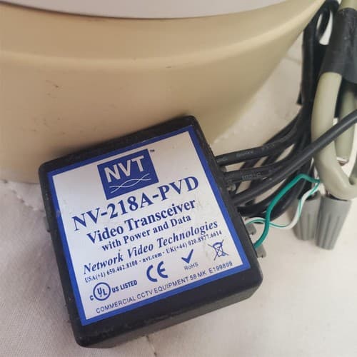 Pelco Spectra Mini DD4 Dome Camera with NVT NV-218A-PVD Video Transceiver #3 - Thumbnail 2