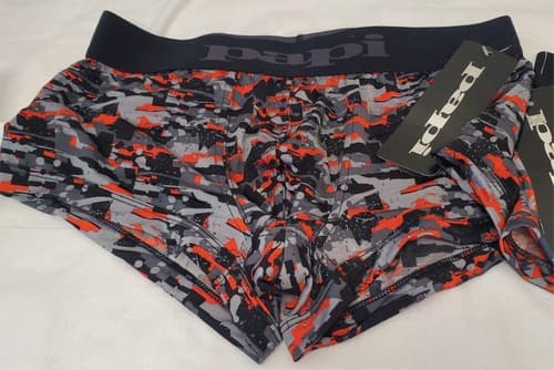 Pack of 2 Papi Men's Brazilian Camo Modern Stretch Trunks Size S 28-30 - Thumbnail 2