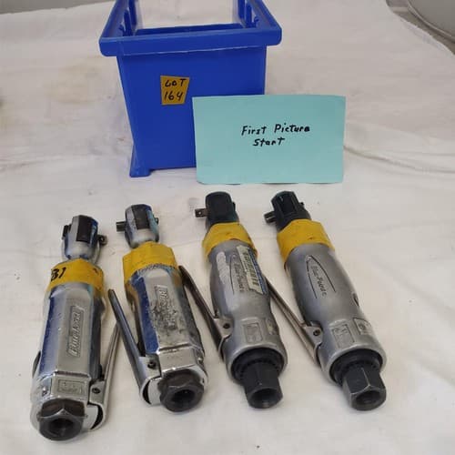 Lot of 3 Assoretd Heavy Duty Pneumatic Air Ratchet Wrench LOT-164 - Image 1