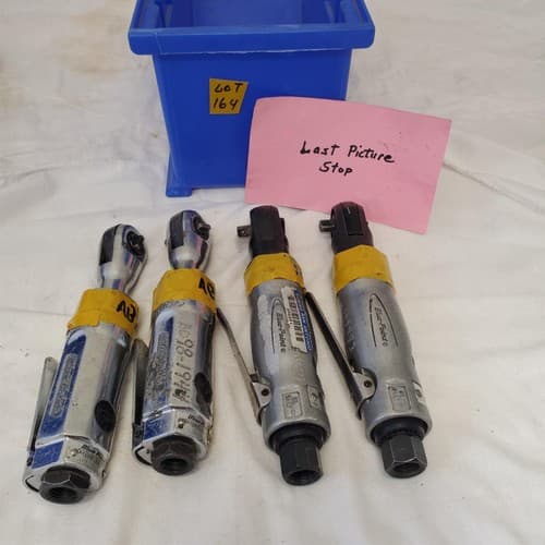 Lot of 3 Assoretd Heavy Duty Pneumatic Air Ratchet Wrench LOT-164 - Thumbnail 11