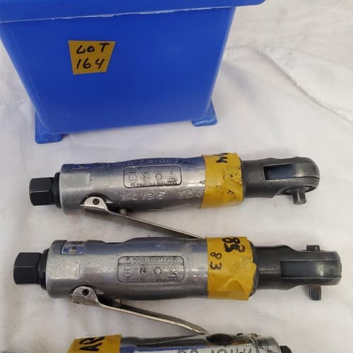 Lot of 3 Assoretd Heavy Duty Pneumatic Air Ratchet Wrench LOT-164 - Thumbnail 9