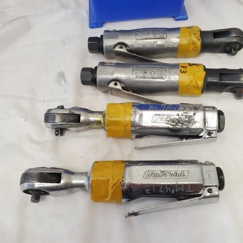 Lot of 3 Assoretd Heavy Duty Pneumatic Air Ratchet Wrench LOT-164 - Thumbnail 10