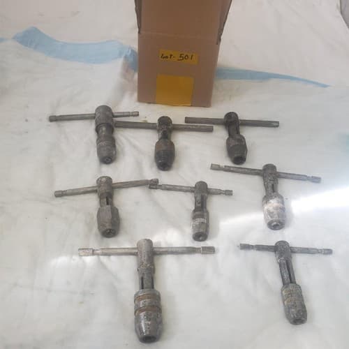 Lot of 8 T Handle Machinist Tool LOT-501 - Image 1