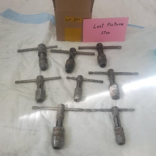 Lot of 8 T Handle Machinist Tool LOT-501 - Thumbnail 9