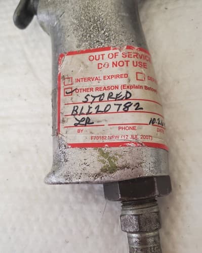 Cleco 8RSAPT-10 Pneumatic Pistol Grip 1/4" Air Tool Screwdriver/Nutrunner TTT-20 - Thumbnail 3