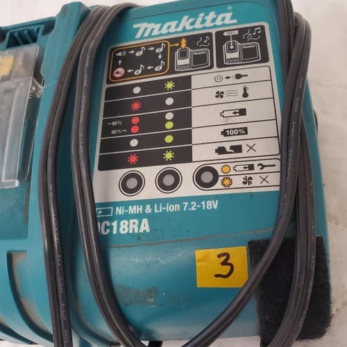 Makita DC18RA T Lithium Ion Rapid Fast Charger 240W 50-60Hz #3 - Thumbnail 2