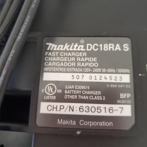 Makita DC18RA T Lithium Ion Rapid Fast Charger 240W 50-60Hz #3 - Thumbnail 3