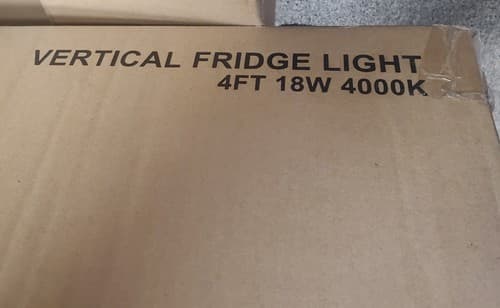 Lot of 25 Vertical Fridge Light 4FT LED Tube Light 18W 4000K - Thumbnail 3