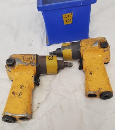 Lot of 2 Ingersoll Rand Impactool Drive Pneumatic Impact Wrench LOT-200 - Image 1