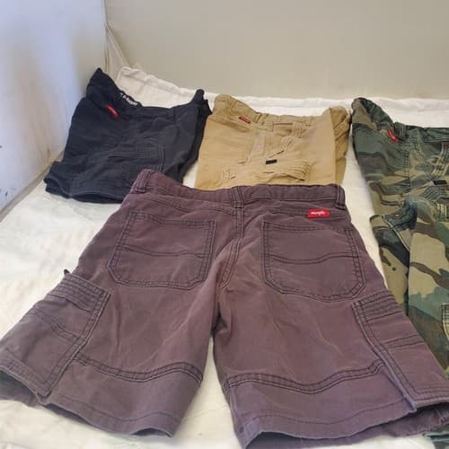 Lot of 5 Wrangler Boys Cargo Bermuda Shorts Size 12, 10 - Thumbnail 7