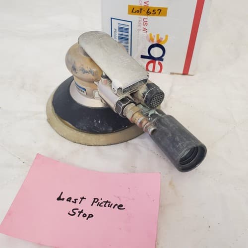 Clayton Random Pneumatic Dustless Orbital Sander Aircraft Panel LOT-657 - Thumbnail 7