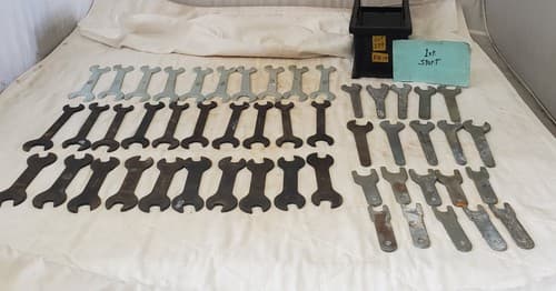 Lot of 50 Assorted Open End Service Wrench & other Wrench Tool LOT 239 - Image 1