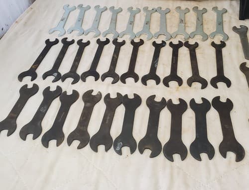 Lot of 50 Assorted Open End Service Wrench & other Wrench Tool LOT 239 - Thumbnail 3