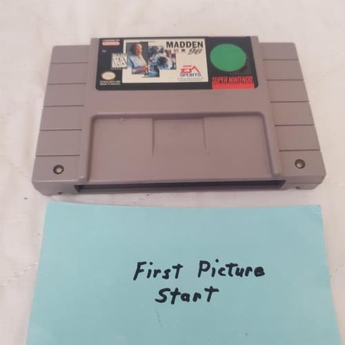 Super Nintendo Entertainment System Madden NFL 96 Video Game - Image 1