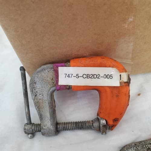 Lot of 7 Iron Frame Adjustable C-Clamp LOT-675 - Thumbnail 6