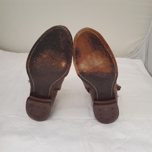 Vintage Woman's Windsor Dark Brown Real Leather Boots 6.5 - Thumbnail 5