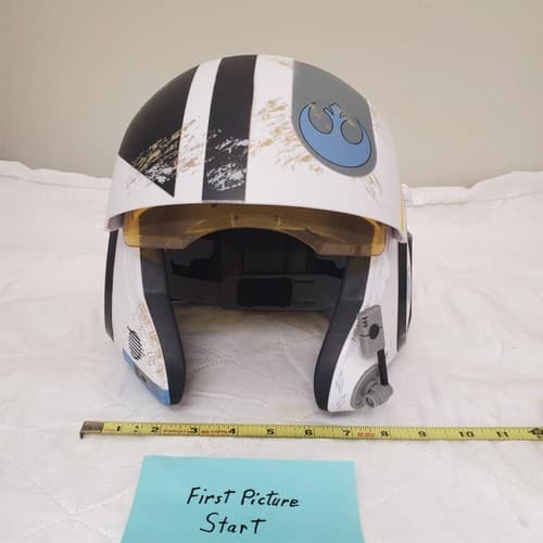 Poe Dameron X-Wing Youth Helmet Disney Galaxy's Edge 2024 Sound FX Cosplay - Image 1