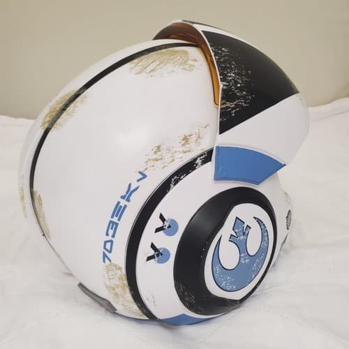 Poe Dameron X-Wing Youth Helmet Disney Galaxy's Edge 2024 Sound FX Cosplay - Thumbnail 5