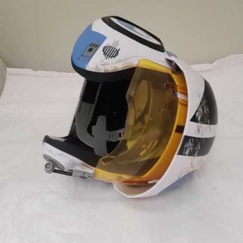 Poe Dameron X-Wing Youth Helmet Disney Galaxy's Edge 2024 Sound FX Cosplay - Thumbnail 8