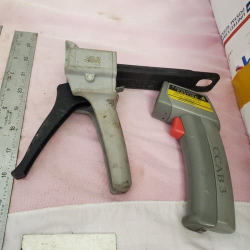 Lot of Misc. Tools Rulers 3M Epoxy Applicator Gun DMA 50 - Thumbnail 7