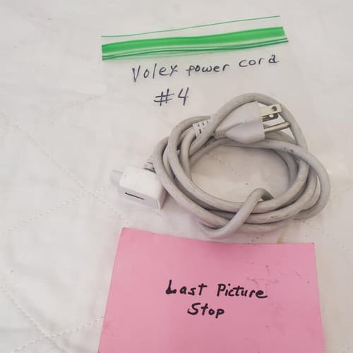 Genuine Apple iMac Power Cord Cable Volex #4 - Thumbnail 5