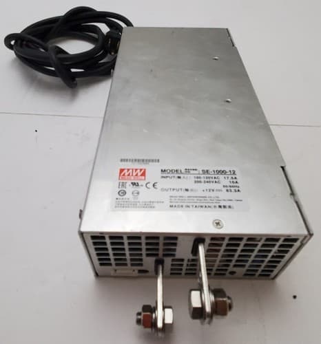 Mean Well SE-1000-12 Switching Power Supply SE100012 Output 12VDC 83.3A - Image 1