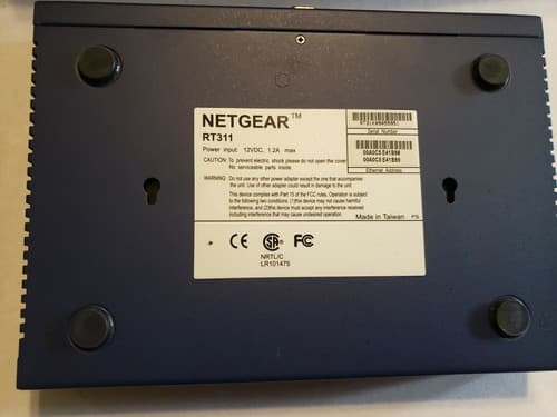 Netgear RT311 1-Port 10/100 Wired Router - Thumbnail 4