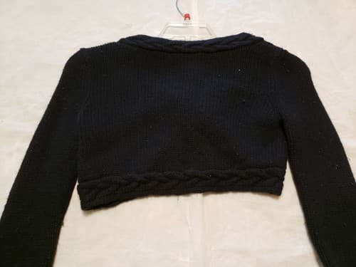 Tommy Hilfiger Women's Blouse Block Long Sleeve Size Small Wool Button Down Top - Thumbnail 3